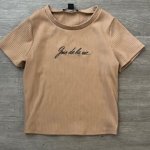 Shirt with French words (forever 21)